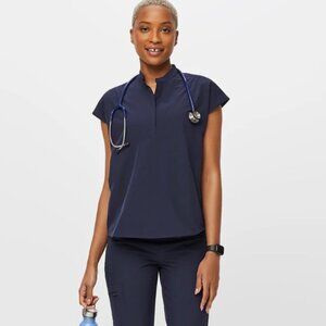Figs FREEx Rafaela scrub top - Navy